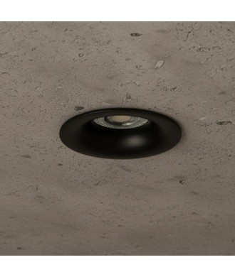 kelvo® OMICRON KLV-101-0034 Χωνευτό Φωτιστικό Downlight Σποτ για Λάμπα MR16 με Ντουί GU10 AC 220-240V IP20 - Μαύρο Ματ - Μ8.5 x Π8.5 x Υ3cm - Q7.5cm